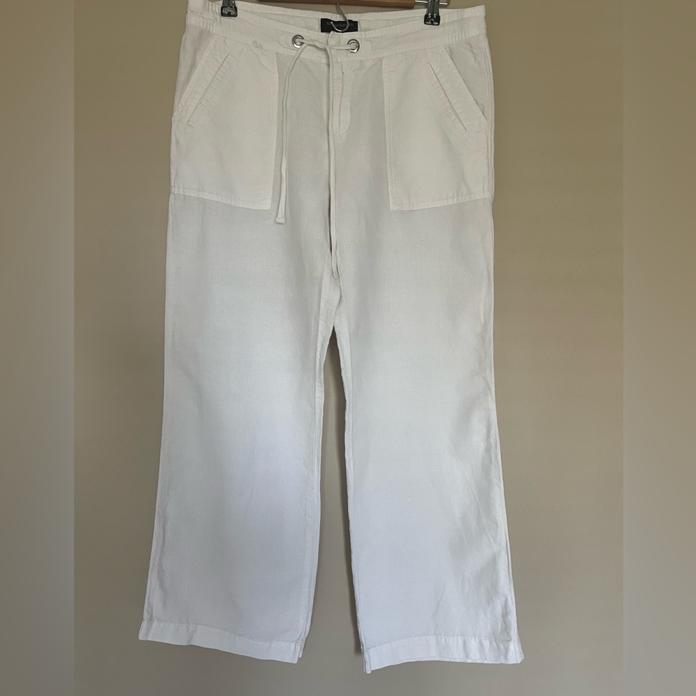 Banana Republic Martin Fit Wide Leg linen pants